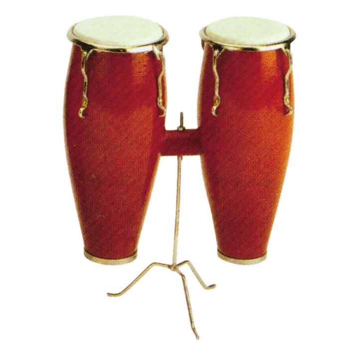 Miniature Double Conga Musical Instrument Replica Gift